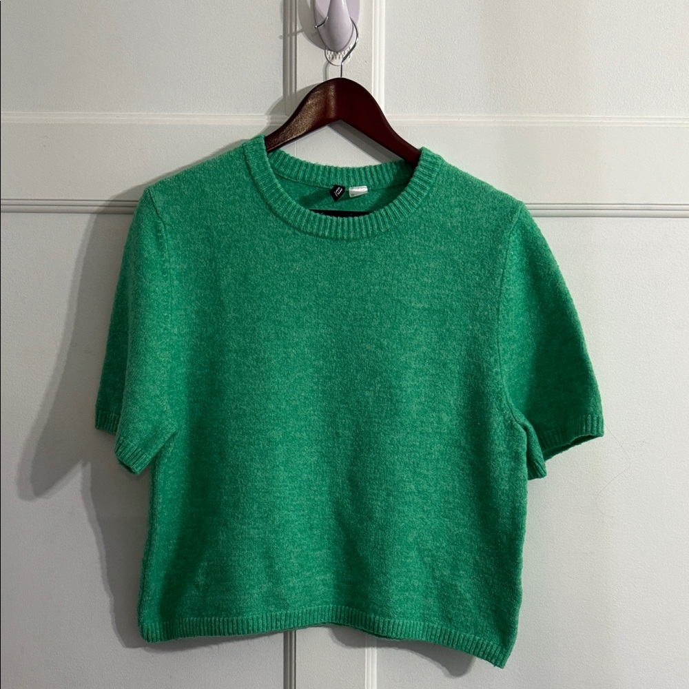 H&M Bright Green Short Sleeve Top